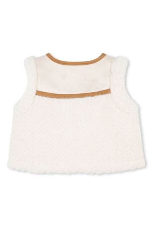 gilet in poliestere bianco CHLOE' KIDS | C20386N52